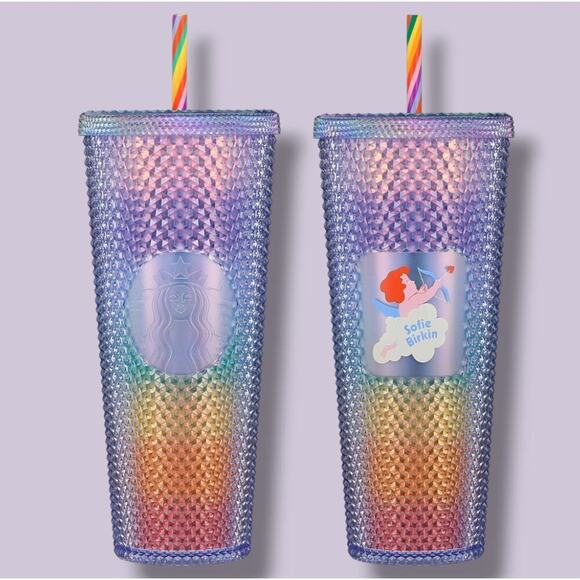 STARBUCKS X SOFIE BIRKIN merch inspired by LGBTQ+ community Studded Tumbler - Picture 5 of 5